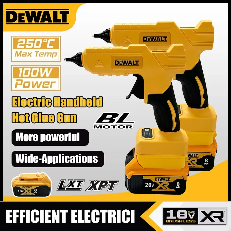 Hot Melt Glue Gun Cordless - Elektryczna, akumulatorowa pistolet do kleju na