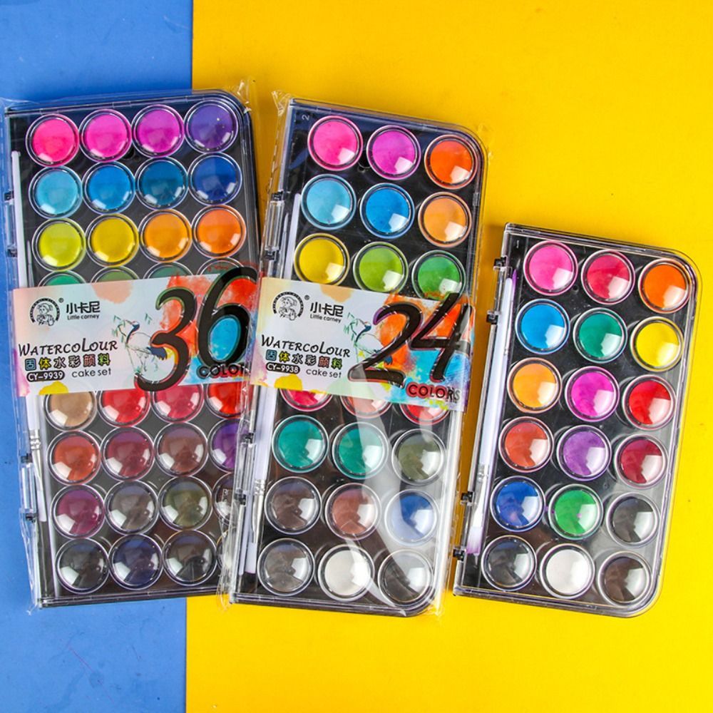 12/18/24/36 kolorów stały zest – Watercolor Paint Set Solid Pigment recenzja i cena