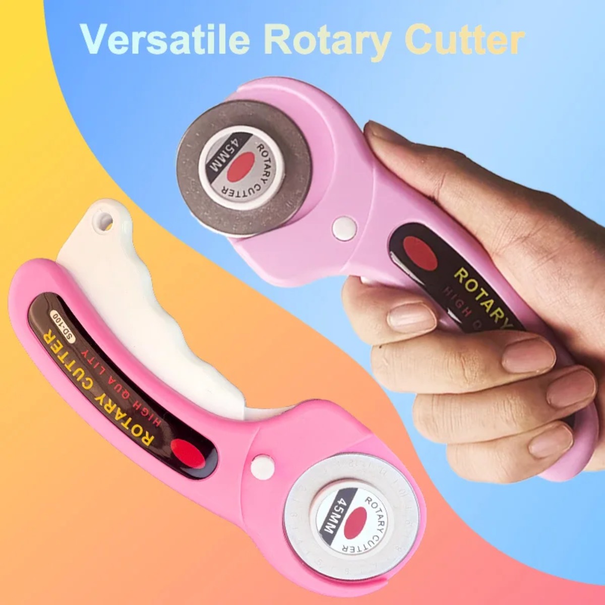 45mm różowy nożyk krążkowy do  – Rotary Cutter For Fabric 45Mm recenzja i cena