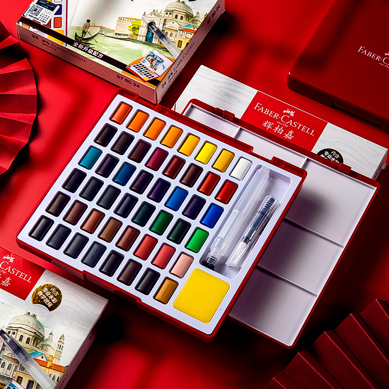 24/36/48 kolory jednolity zest – Watercolor Paint Set Solid Pigment recenzja i cena
