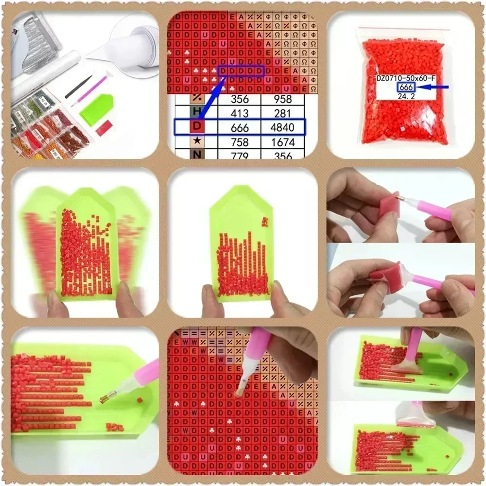 1 szt. bezramkowy obraz diamen – Painting Supplies recenzja i cena