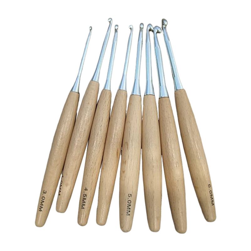 M12K – zestaw 40 drewnianych h – Wooden Crochet Hooks Ergonomic Handle recenzja i cena